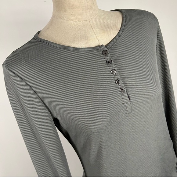 Dazy x StarSeries Gray Long Sleeve Button-Up Women's Top XXL - Picture 4 of 10
